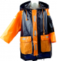 Preview: Liegelind Regenjacke mit Reflektoren -  orange/marine